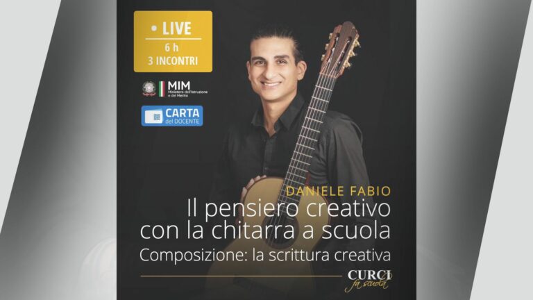 Il pensiero creativo con la chitarra a scuola.