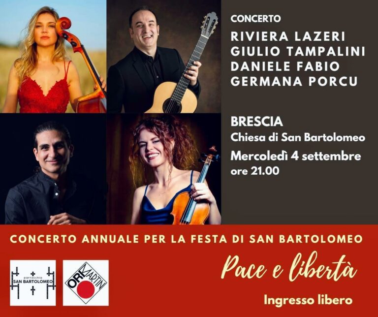 4 Settembre – “Il Canto Italiano” Chiesa di San Bartolomeo – Brescia